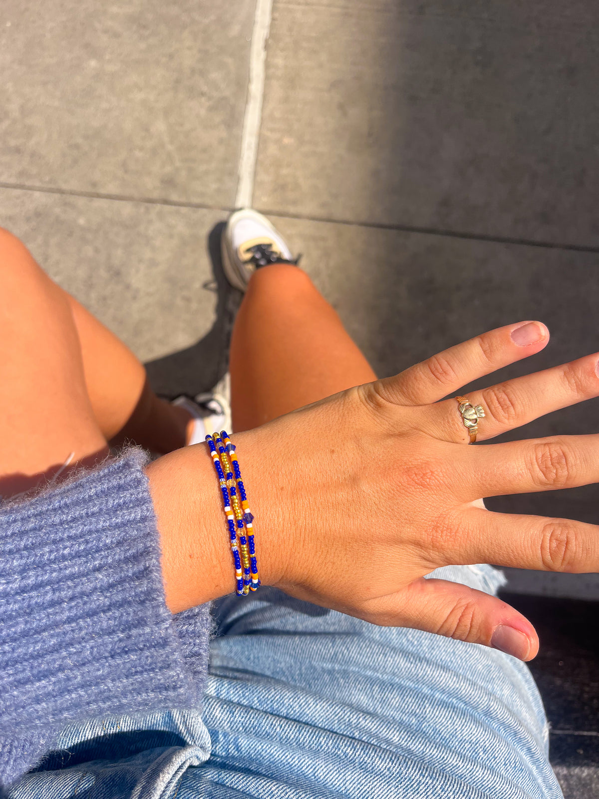 New York Knicks Inspired Bracelet Stack